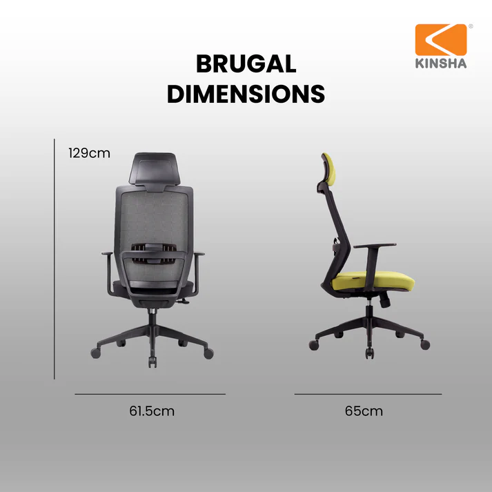 Ghế Công Thái Học Kinsha Brugal BG-01 Highback - Ảnh 8