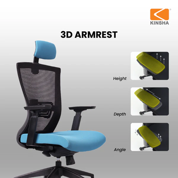 Ghế công thái học KINSHA Curve CVA-01 - Ảnh 6