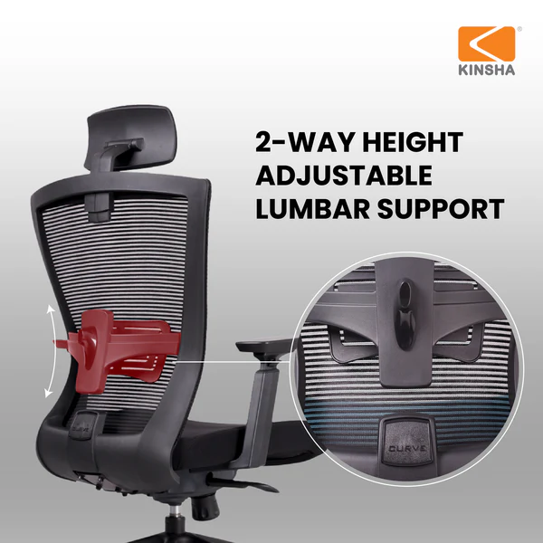 Ghế công thái học KINSHA Curve CVA-01 - Ảnh 8