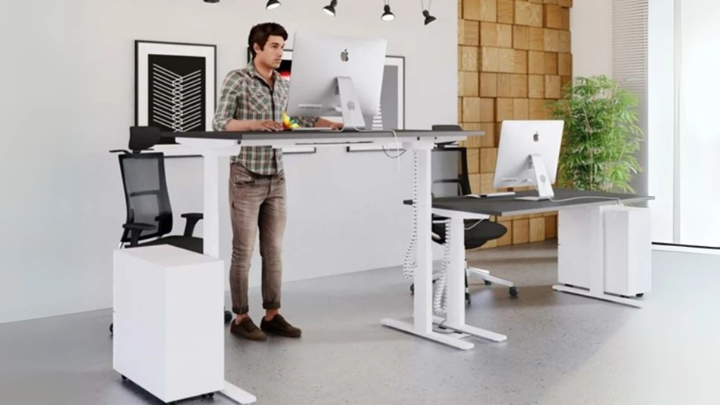 Bàn nâng hạ và giá đỡ máy tính