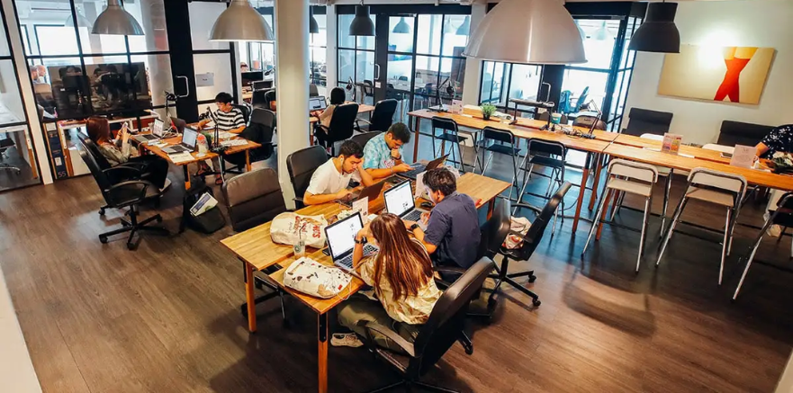 khong gian coworking space ket noi cong dong